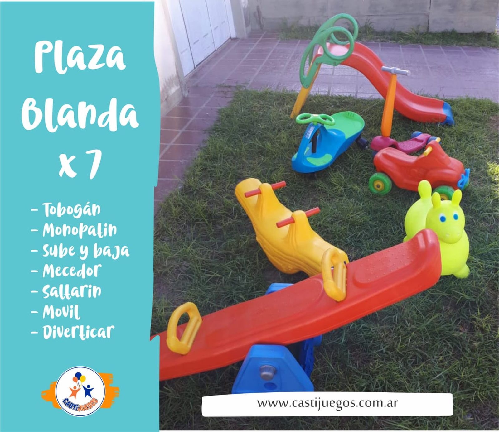 Plaza Blanda 7 Piezas — alquiler en Córdoba